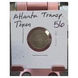 Atlanta Transit Company 5Â¢ One Fare Token