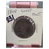 1848 Large Cent