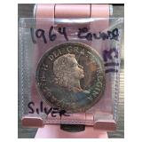 1964 Canadian Dollar, Silver
