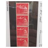U.S. #C65 8Â¢ U.S. Air Mail Coil Stamp Strip