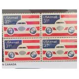 U.S. #C90 31Â¢ Air Mail Stamp Block