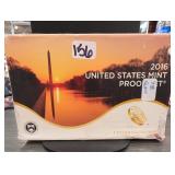 2016-S U.S. Proof Set With 3 Presidential Dollars