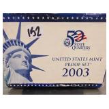 2003 U.S. Mint Proof Set & 50 State Quarters