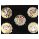 5-Piece Tom Brady Gold-Plated Round Set