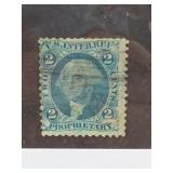 1862 2-Cent U.S. Proprietary Revenue Stamp