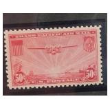 1937 Scott C-22 50Â¢ Trans-Pacific Air Mail Stamp