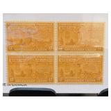 U.S. #E18 Motorcycle Delivery 17Â¢ Block Of 4