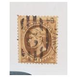 1882 U.S. #209 Thomas Jefferson Cancelled Stamp