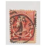 1888 U.S. #215 Andrew Jackson Carmine 4Â¢ Stamp