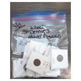 37-Coin Lincoln Cent Mixed-Date Group