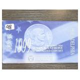 1999 Susan B. Anthony Uncirculated Coin Set