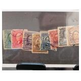 Set Of 8 United States Postage Stamps