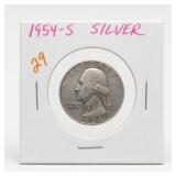 1954-S Washington Quarter