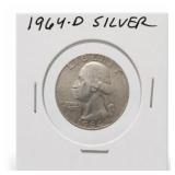 1964-D Washington Quarter, Silver