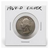1964-D Washington Quarter, Silver