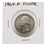 1964-D Washington Quarter, Silver