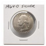 1964-D Washington Quarter, Silver