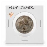 1964 Washington Quarter, Silver