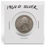 1964-D Washington Quarter, Silver
