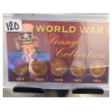 Five-Coin 1914-1918 Lincoln Cent Collection
