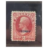 U.S. #0115 Two Cents Specimen Stamp