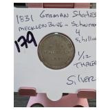 1831 Mecklenburg-Schwerin 4 Schilling