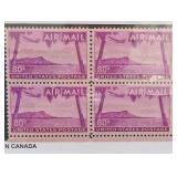 U.S. C46 80Â¢ Air Mail Block Of 4