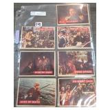 1956 Topps Davey Crockett 7-Card Lot