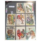 1973 Donruss Fab Odd Rods 8-Card Lot