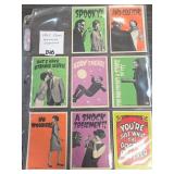 1965 Topps Monster Greeting Cards 8-Card Lot