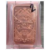 999 Fine Copper Buffalo 1 AVDP Oz Bar