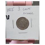 1865 Three-Cent Nickel
