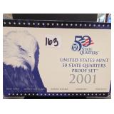 2001 United States 50 State Quarters Proof Set