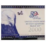 2000 United States 50 State Quarters Proof Set