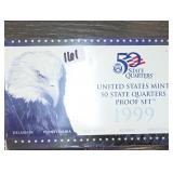 1999 United States 50 State Quarters Proof Set