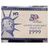 1999 U.S. Mint Proof Set & 50 State Quarters Set