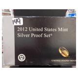 2012-S United States Mint Silver Proof Set