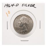 1964-D Washington Quarter, Silver