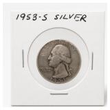 1953-S Washington Quarter, Silver