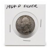 1964-D Washington Quarter, Silver