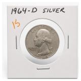 1964-D Washington Quarter, Silver