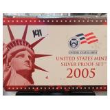 2005 Silver Proof Set & State Quarter Set