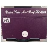 1989 U.S. Mint Proof Set, Five Coins