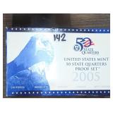 2005 U.S. Mint 50 State Quarters Proof Set