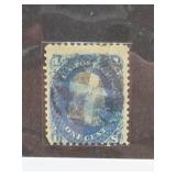 1881 U.S. #63 Benjamin Franklin Blue Stamp