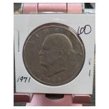 1971 Eisenhower Dollar