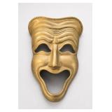 Brass Comedy Theater Mask