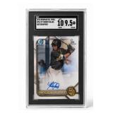 2022 Bowman Chrome Yendry Rojas Auto SGC 10 Card