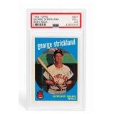 1959 Topps George Strickland VG+ 3.5 PSA Card