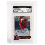 2018 Bowman Mike Shawaryn Auto GEM MT 10 Card